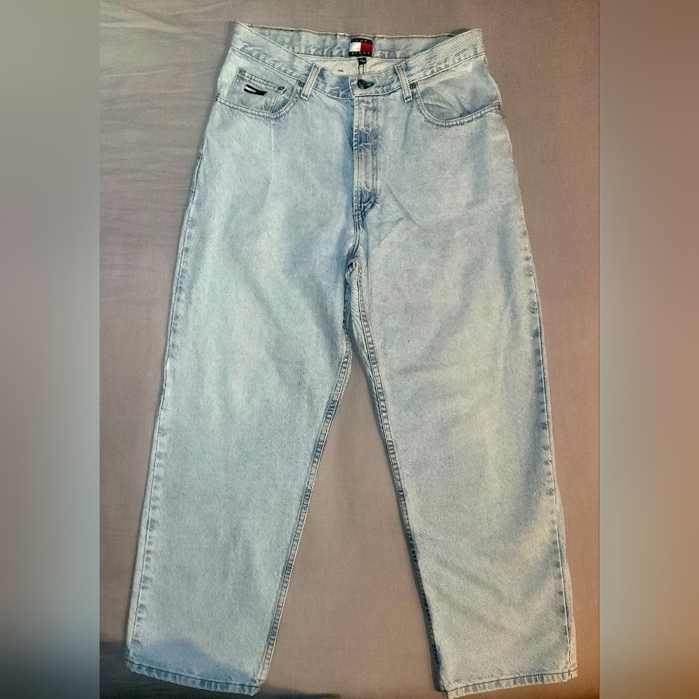 EUC Vintage Tommy Hilfiger Light Blue Relaxed Jeans